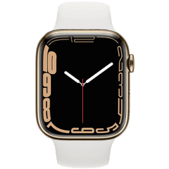Apple Watch Series 7 45mm RVS Goud 4G Refurbished | 1 jaar Garantie | Accessoires