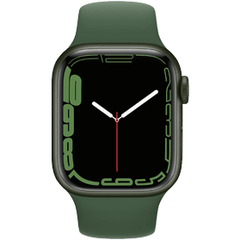Apple Watch Series 7 41mm generalüberholt | Grünes Aluminium 4G | Schwarzes Sportarmband | 1 Jahr Garantie | Zubehör