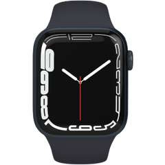 Apple Watch Series 7 41 mm Edelstahl Schwarz generalüberholt | 4G | Schwarzes Sportarmband | 1 Jahr Garantie | Zubehör