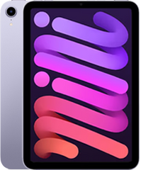 Apple iPad Mini 6 256 GB Refurbished | Purple | Wi-Fi + 5G | 1-Year Warranty | Accessories