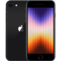Apple iPhone SE (2022) 64GB generalüberholt | Schwarz | 1 Jahr Garantie | Zubehör