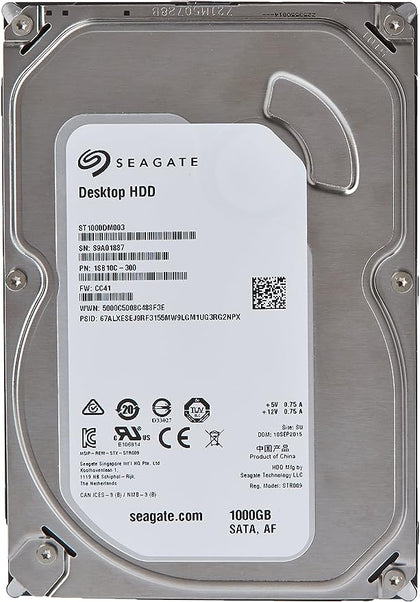 Seagate Desktop HDD 6000 GB (6 TB) Festplatte (HDD) | ST6000DM001 | 3,5 Zoll - Speicher
