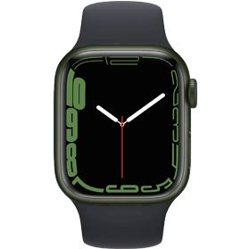 Apple Watch Series 7 45mm Refurbished | Groen Aluminium | 4G | 1 jaar Garantie | Accessoires