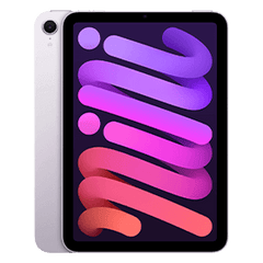 iPad Mini 7 256GB Paars Wifi + 5G (eSIM) | Refurbished | Garantietermijn: 1 jaar | Inclusief accessoires