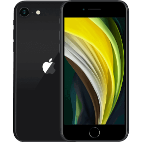 Apple iPhone SE (2020) 128 GB Refurbished | Black | 1-Year Warranty | Accessories